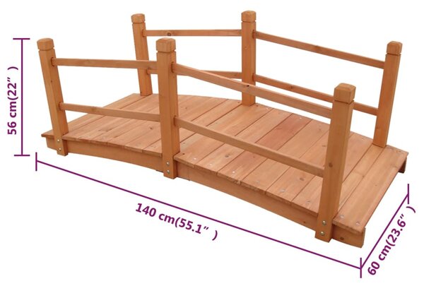Kerti híd 140 x 60 x 56 cm