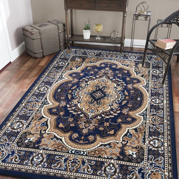 Vintage szőnyeg kék színben Szélesség: 80 cm | Hossz: 150 cm