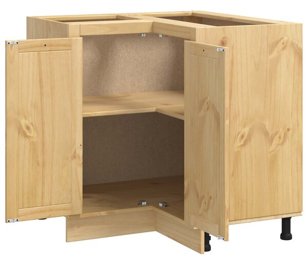Cabinet SKI Mézes Barna 80 x 80 x 81 cm Tömör fenyőfa