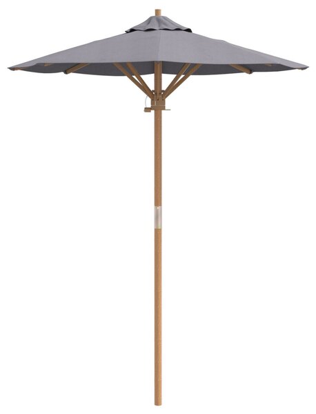 Kerti napernyő Sötétszürke Ø 150 x 210 cm bambusz
