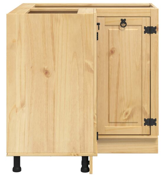 Cabinet SKI Mézes Barna 80 x 80 x 81 cm Tömör fenyőfa