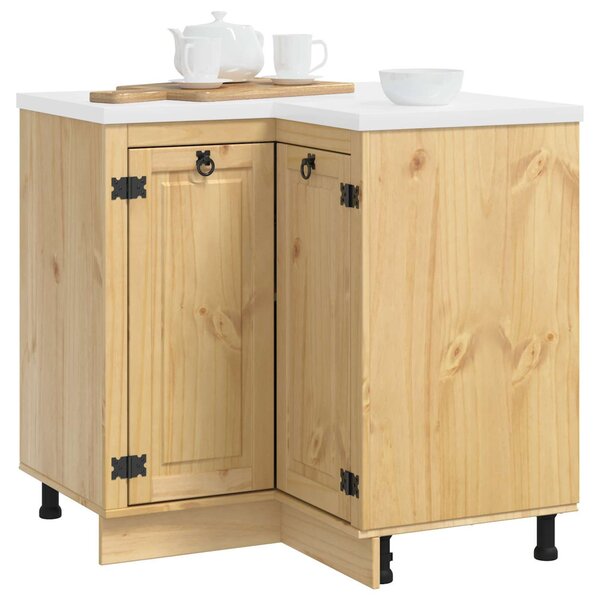 Cabinet SKI Mézes Barna 80 x 80 x 81 cm Tömör fenyőfa
