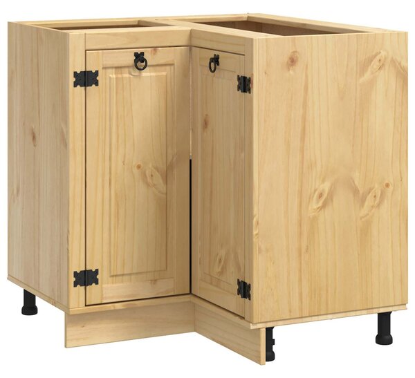 Cabinet SKI Mézes Barna 80 x 80 x 81 cm Tömör fenyőfa
