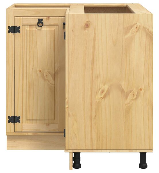Cabinet SKI Mézes Barna 80 x 80 x 81 cm Tömör fenyőfa