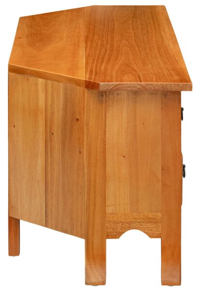TV szekrény Természetes 100 x 40,5 x 46 cm Tömör Mahagóni Fa