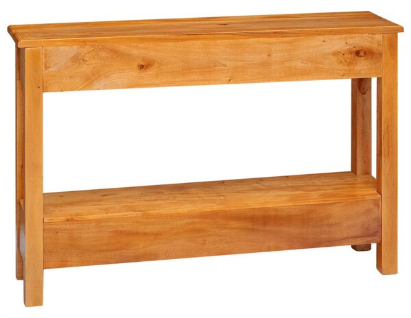 Konzolasztal Természetes 115 x 32 x 76 cm Tömör Mahagóni Fa