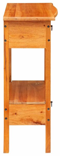 Konzolasztal Természetes 50,5 x 30 x 75,5 cm Tömör Mahagóni Fa