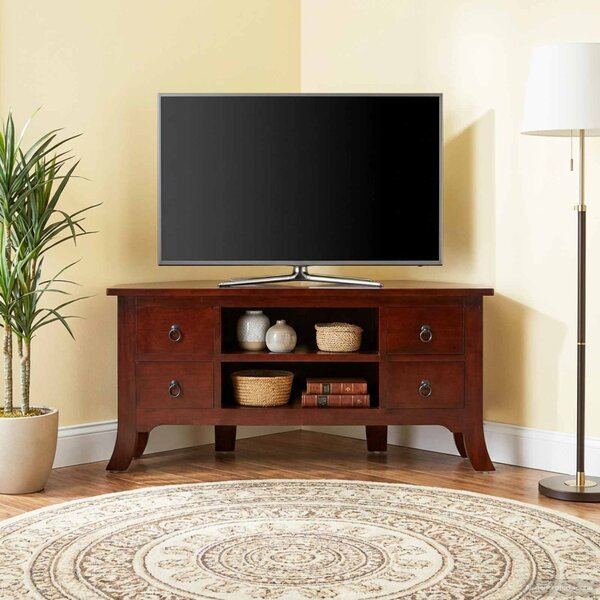 TV szekrény fiókkal Barna 100 x 40,5 x 46 cm Tömör Mahagóni Fa