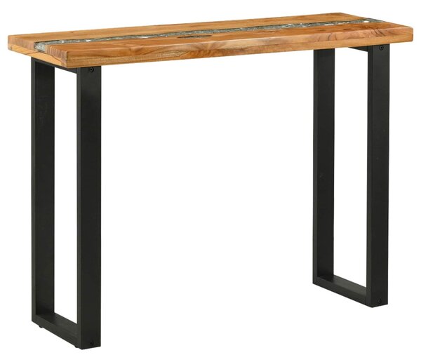 Konzolasztal Barna 100 x 35 x 75 cm Tömör Teakfa