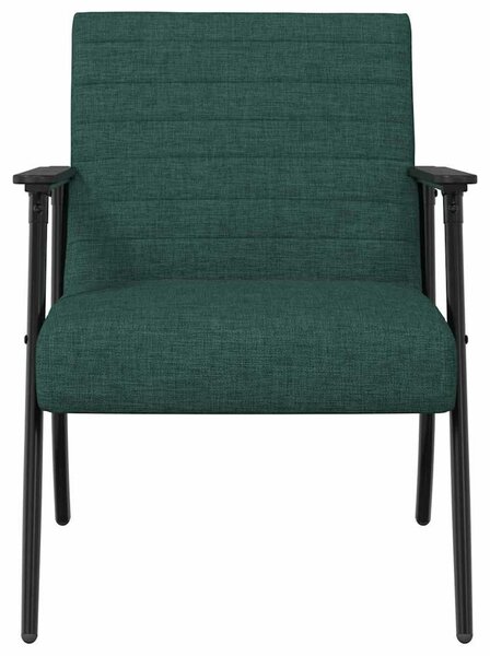 VidaXL karosszék Sötétzöld 59 x 75 x 78 cm szövet
