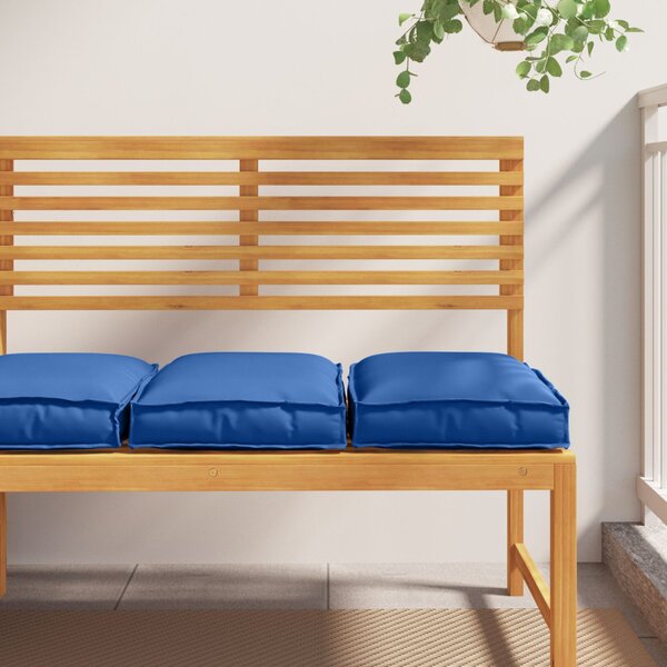 VidaXL Raklap Párnák a székhez 2 db Királyi kék 40x40x8 cm Oxford anyagból