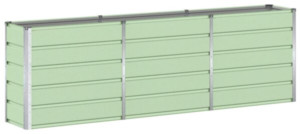 Növénytartó Zöld 240 x 40 x 75 cm Acél