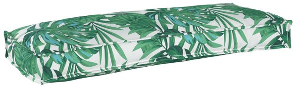 Raklap párnák padhoz 2 db Levél mintás 100x40x8 cm Oxford anyag