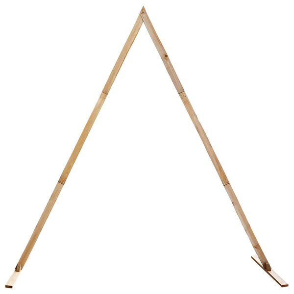Esküvői Ív Világos Barna 202 x 95 x 254 cm Tömör fenyőfa