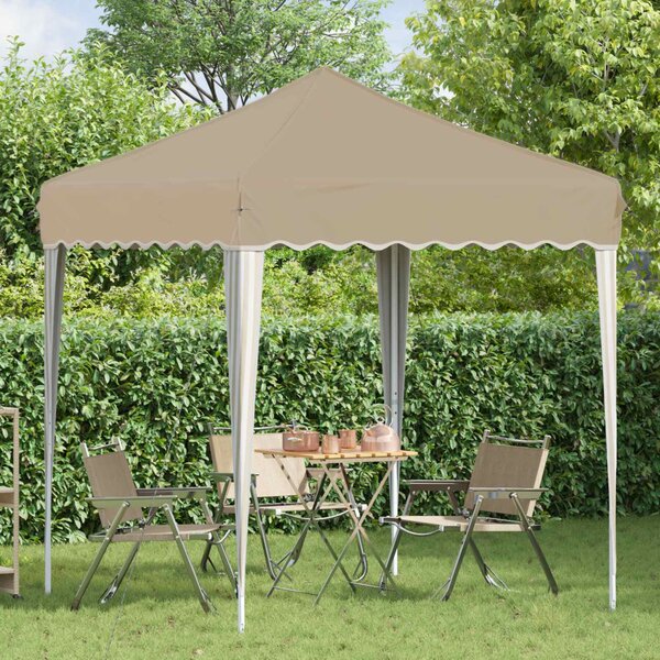 Parti sátor 195 x 195 x 245 cm Krémszínű Oxford Szövet