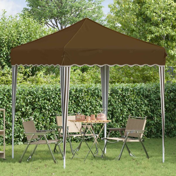 Parti sátor 195 x 195 x 245 cm Tópszínű Oxford Szövet