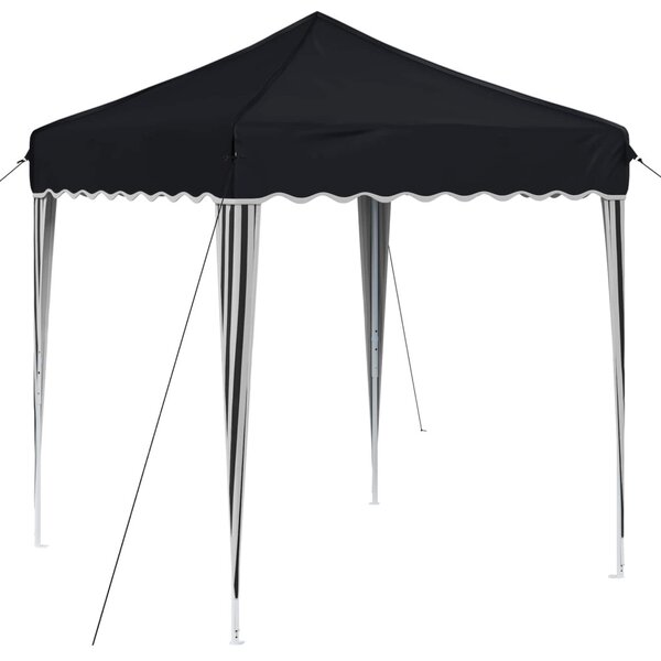 Parti sátor 195 x 195 x 245 cm Antracitszürke Oxford Szövet