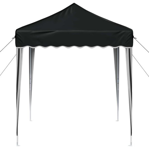 Parti sátor 195 x 195 x 245 cm Antracitszürke Oxford Szövet