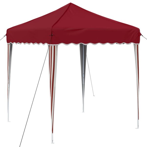 Parti sátor 195 x 195 x 245 cm Burgundi Oxford Szövet