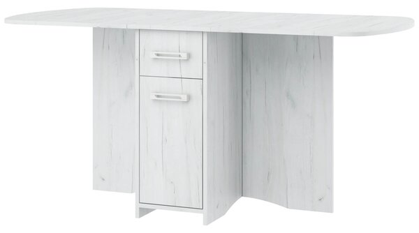 Széthúzható étkezőasztal Elston X (fehér craft) (4 6 fő részére)