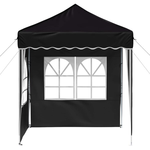 Parti sátor 195 x 195 x 245 cm Fekete Oxford Szövet