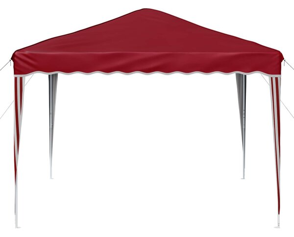 Parti sátor 288 x 288 x 245 cm Burgundi Oxford Szövet