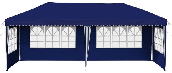 Parti sátor 575 x 289 x 245 cm Kék 210D Oxford ezüst bevonattal