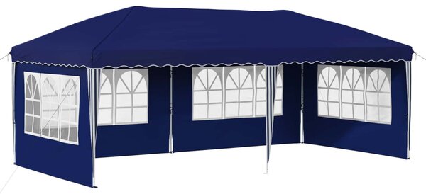 Parti sátor 575 x 289 x 245 cm Kék 210D Oxford ezüst bevonattal