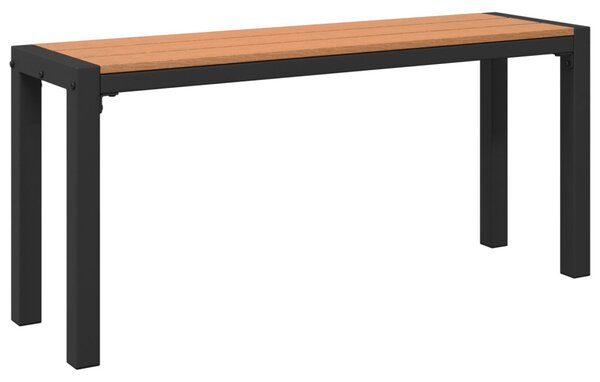 VidaXL Kerti pad Barna 100 x 28 x 45 cm Acél
