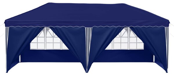 Parti sátor 575 x 288 x 245 cm Kék 210D Oxford ezüst bevonattal