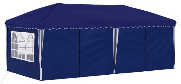 Parti sátor 575 x 288 x 245 cm Kék 210D Oxford ezüst bevonattal