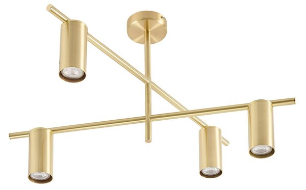 Mennyezeti Lámpa Lindby, Marilou, dimmable, Arany / Sárgaréz, Nappali, Fém, Modern