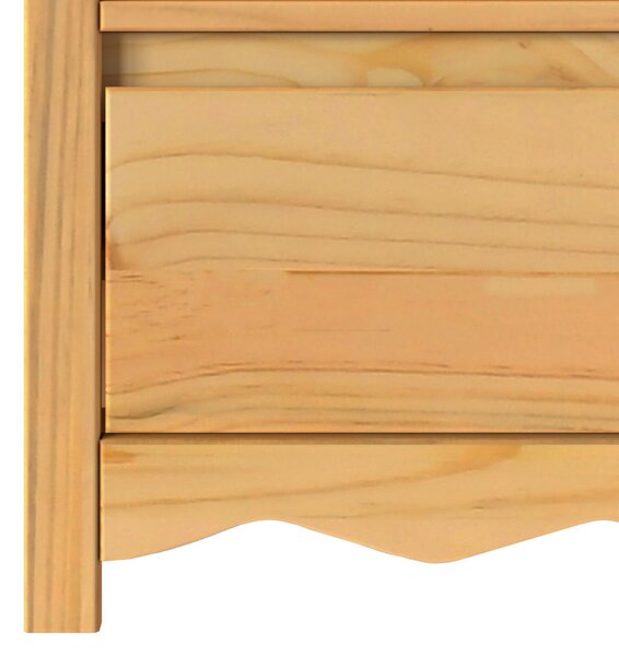 TV Szekrény "DRAMMEN" 99x43x55 cm Tömör Fenyő