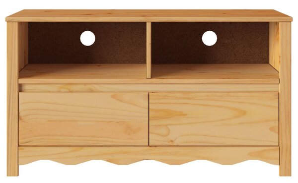 TV Szekrény "DRAMMEN" 99x43x55 cm Tömör Fenyő
