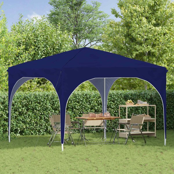 Parti sátor 290 x 290 x 245 cm Kék 210D Oxford ezüst bevonattal