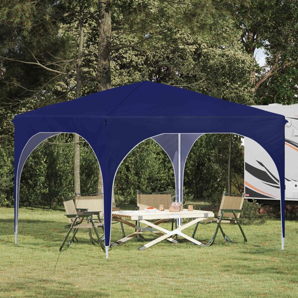 Parti sátor 290 x 290 x 245 cm Kék 210D Oxford ezüst bevonattal
