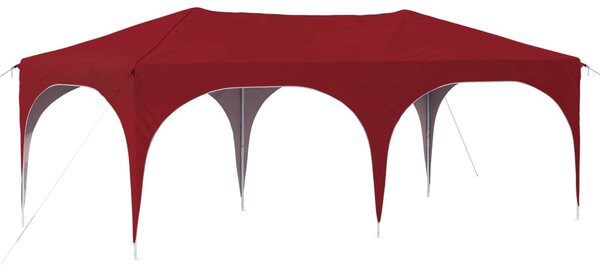 Parti sátor 575 x 288 x 245 cm Burgundi Oxford Szövet
