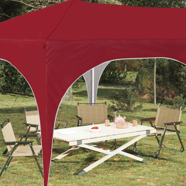 Parti sátor 575 x 288 x 245 cm Burgundi Oxford Szövet