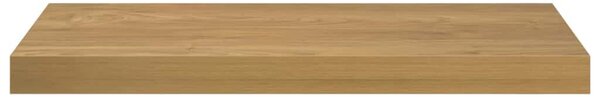 Falpolc Falra szerelhető tárolóval Barna 60 x 23 x 4 cm Faanyag
