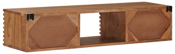 TV szekrény tárolóval ajtóval Természetes 105 x 30 x 22,5 cm