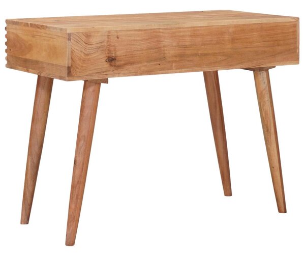 Asztal Természetes 100 x 48 x 76 cm Tömör Akácfa és Műanyag Fa