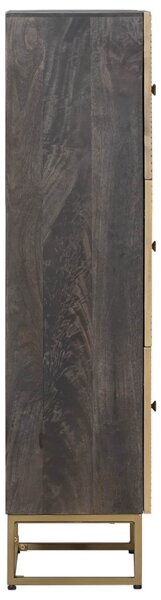 Magasfiú Bronz 35 x 30 x 120 cm Tömör Mangófa és Műszaki Fa