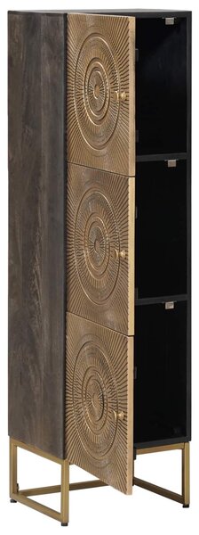 Magasfiú Bronz 35 x 30 x 120 cm Tömör Mangófa és Műszaki Fa