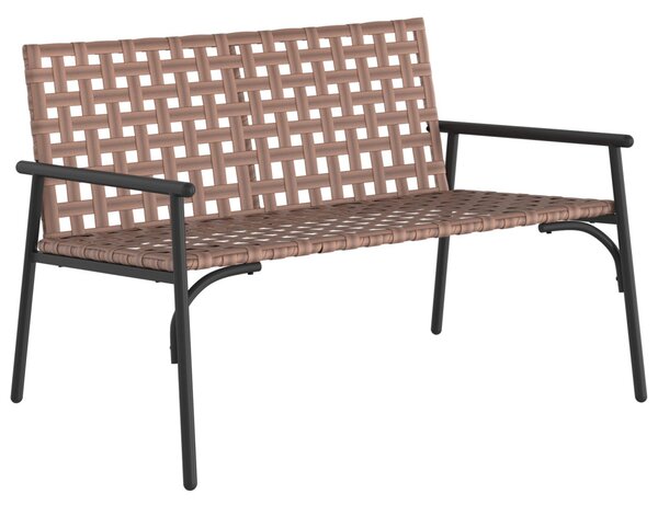 Kerti Szék Barna 110,5 x 79 x 75,5 cm polirattan