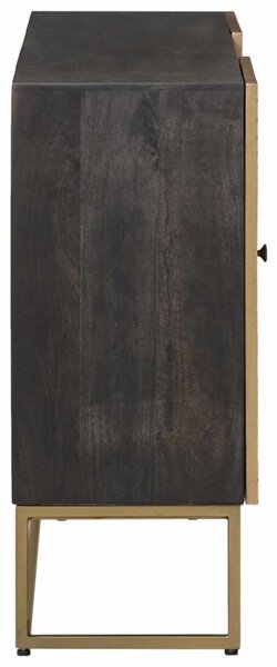 Széf Bronz 105 x 30 x 70 cm Tömör Mangófa és Műszaki Fa