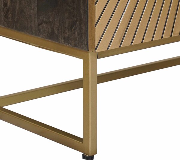 Magasfiú Bronz 53,5 x 30 x 95 cm Tömör Mangófa és Műszaki Fa