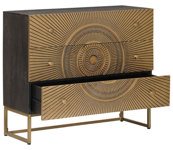 Fiókos szekrény fiókkal Bronz 75 x 30 x 65 cm