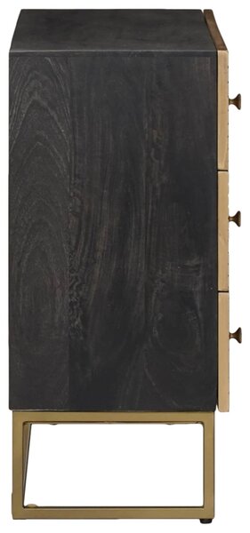 Fiókos szekrény fiókkal Bronz 75 x 30 x 65 cm