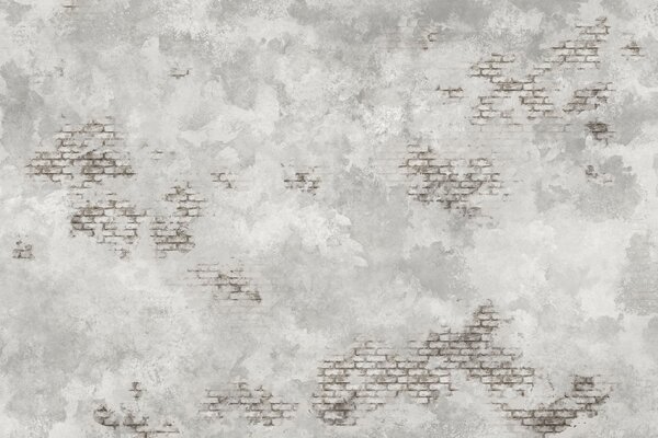 Fotótapéta Grunge stílusú vakolat textúra, látható tégladarabokkal, Fotótapéta ipari stílusban, w05161 : Uwalls.hu
