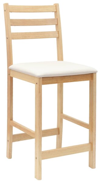 Étkező Székek 2 pcs Természetes 40 x 47,5 x 99,5 cm
